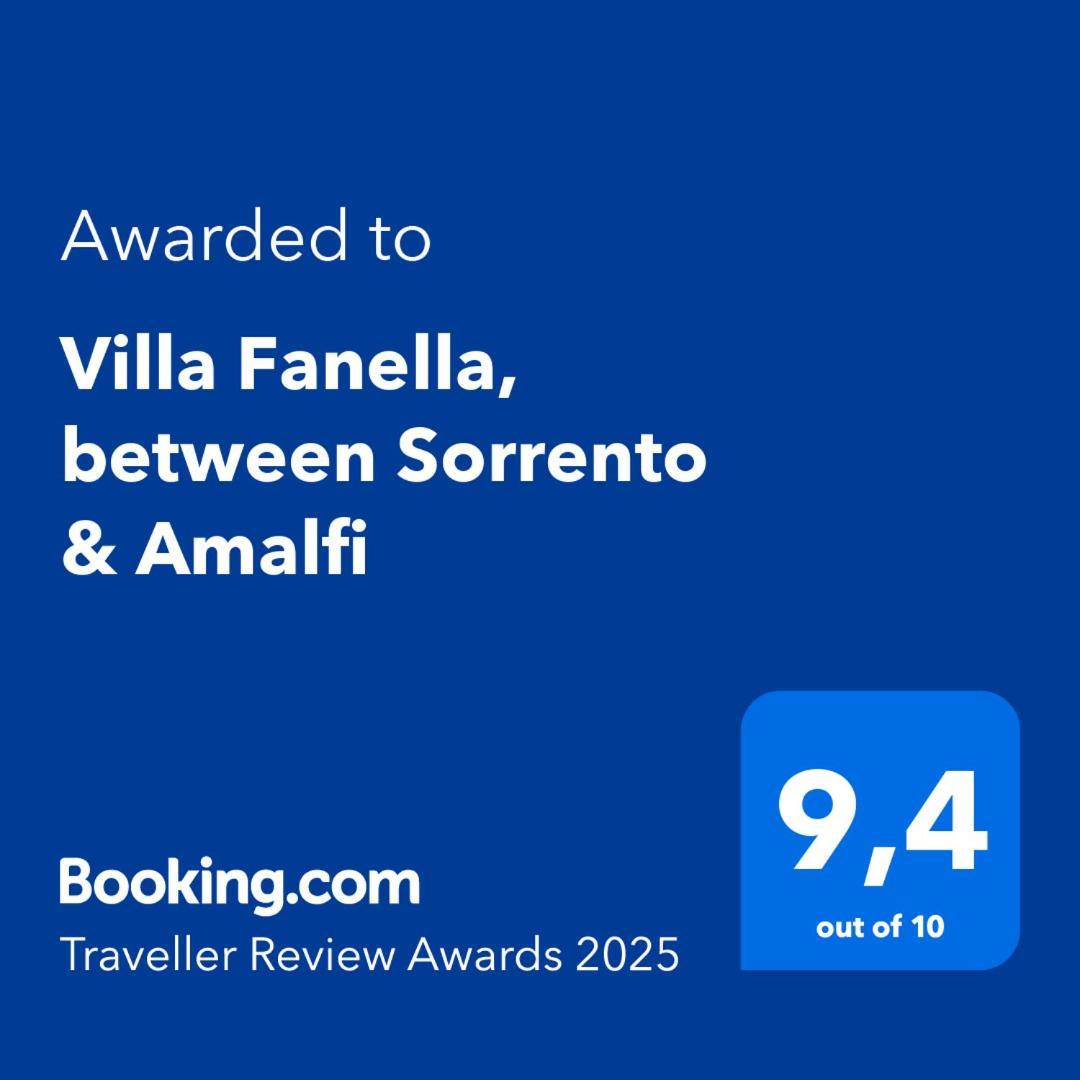 Villa Fanella, Independent House Between Sorrento & Amalfi Piano di Sorrento Exterior photo
